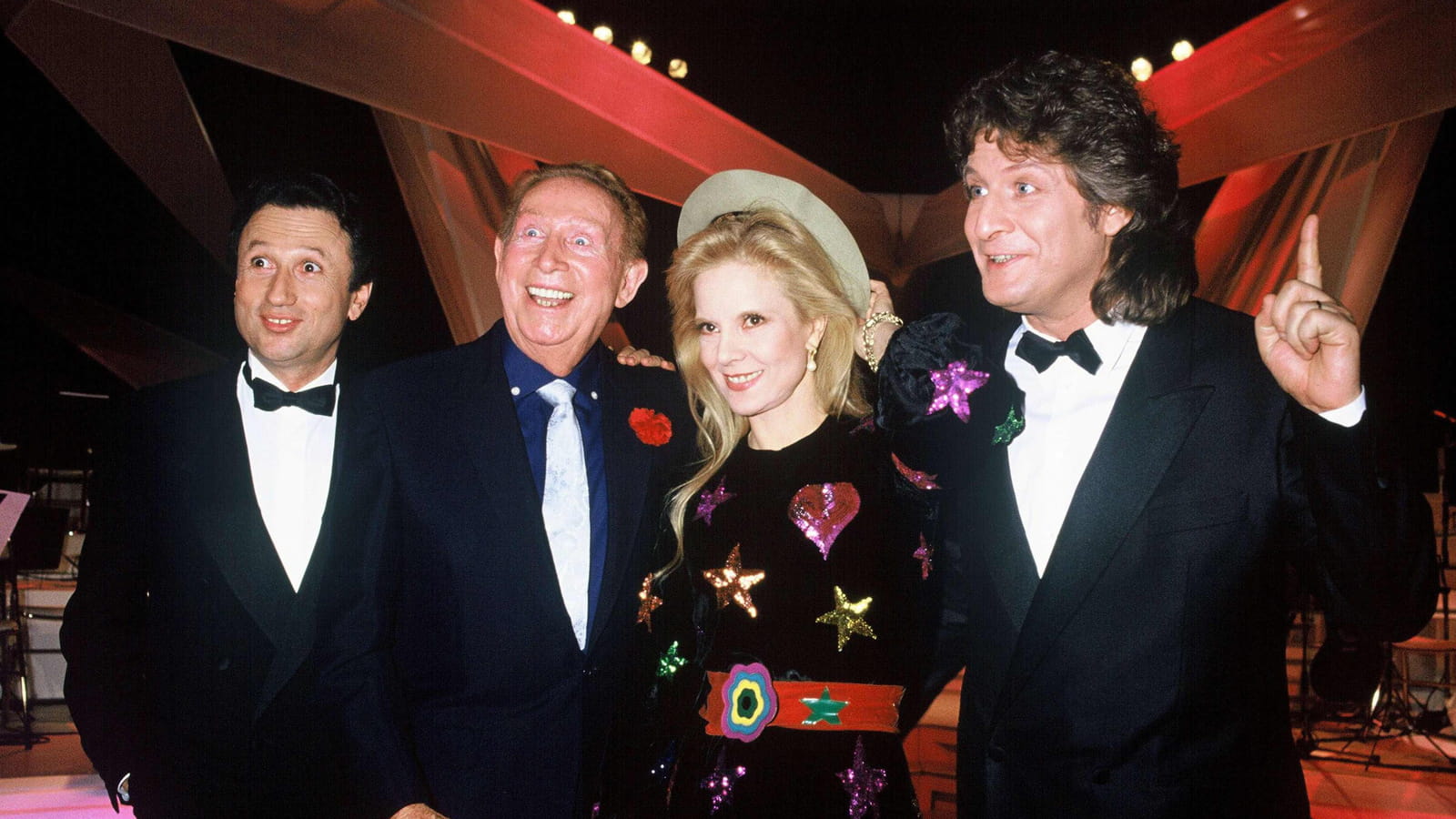 Michel Drucker, Charles Trenet, Sylvie Vartan, Patrick Sébastien