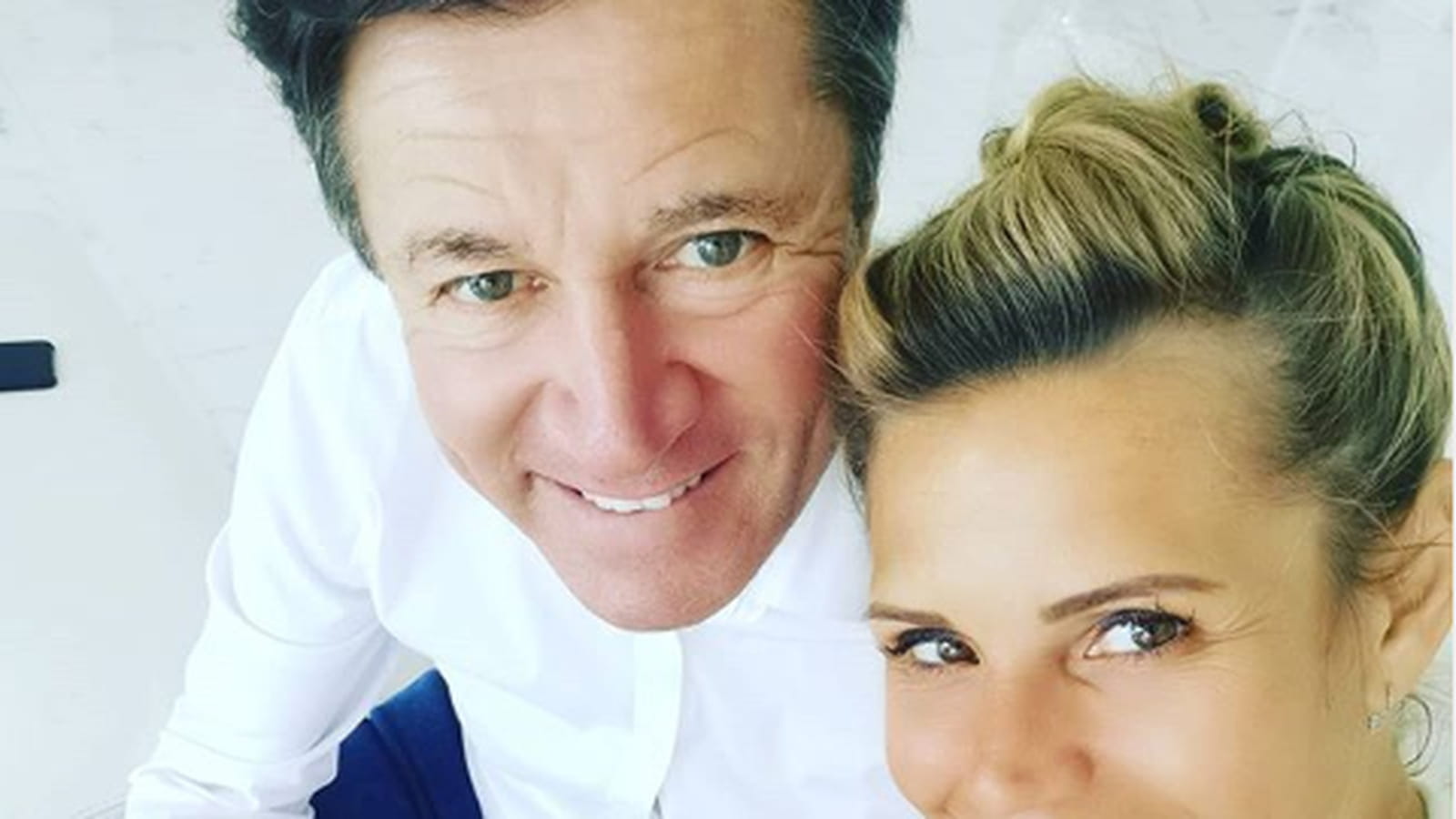 Christian Estrosi et Laura Tenoudji