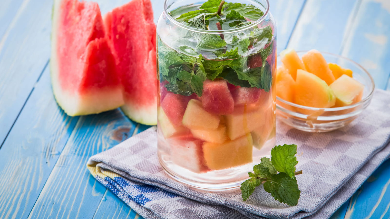 Les fruits gorgés d'eau