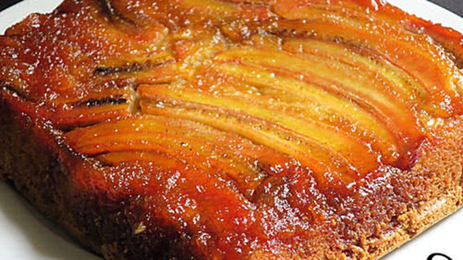 Gâteau-tatin aux bananes