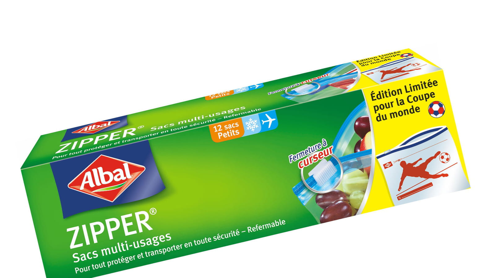 Les sachets Zipper d'Albal