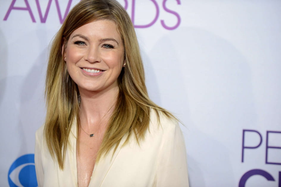 La bouche glossy d'Ellen Pompeo