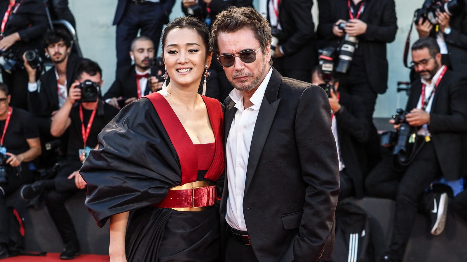Gong Li et Jean-Michel Jarre