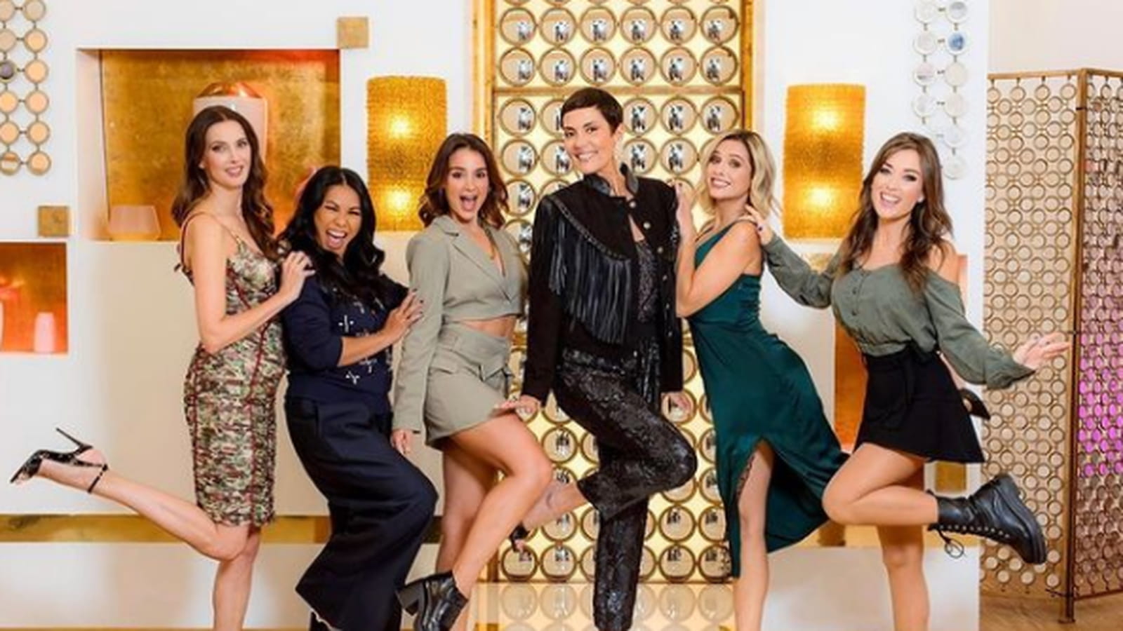Frédérique Bel, Anggun, Jade Leboeuf, Cristina Cordula, Clara Morgane et Elsa Esnoult