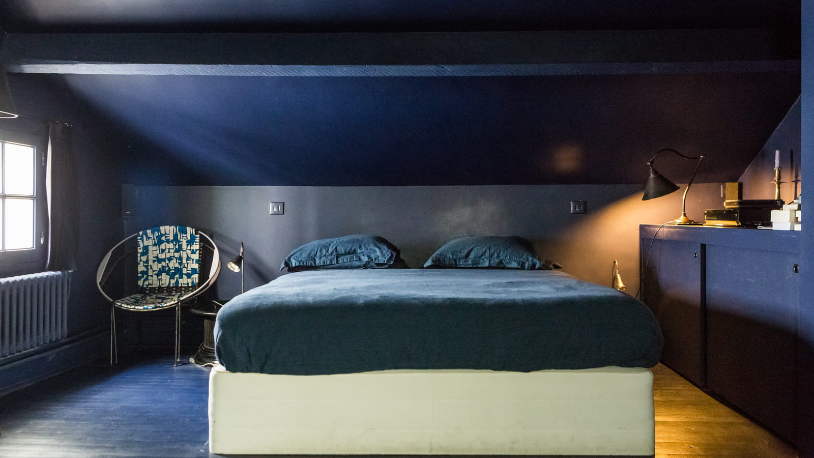 Chambre bleue