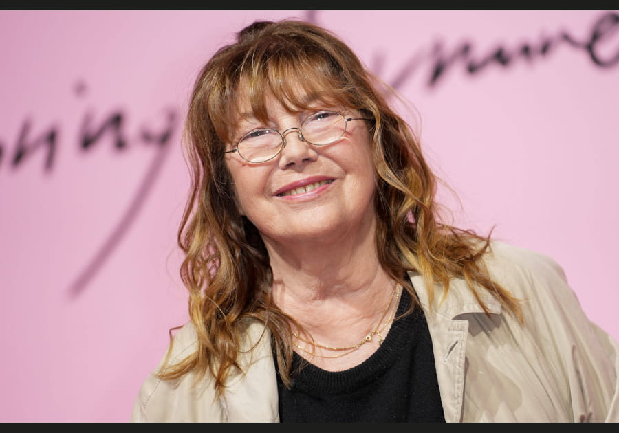 Les cheveux mi-longs de Jane Birkin