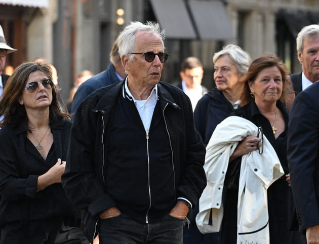 Fabrice Luchini aux obs&egrave;ques du producteur Nicolas Altmayer