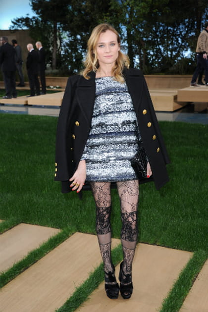 Diane Kruger au d&eacute;fil&eacute; Chanel