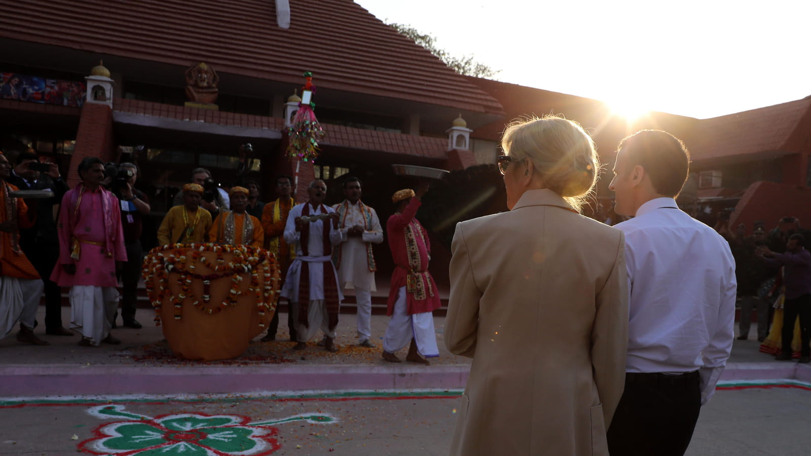Coucher de soleil en Inde