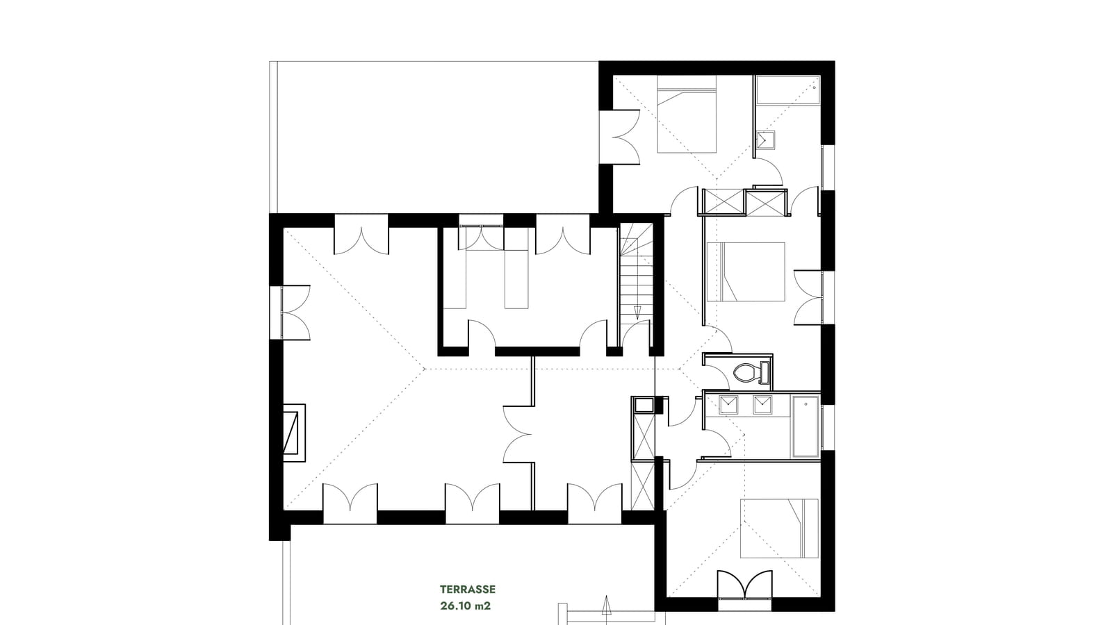 Plan existant rez-de-chaussée