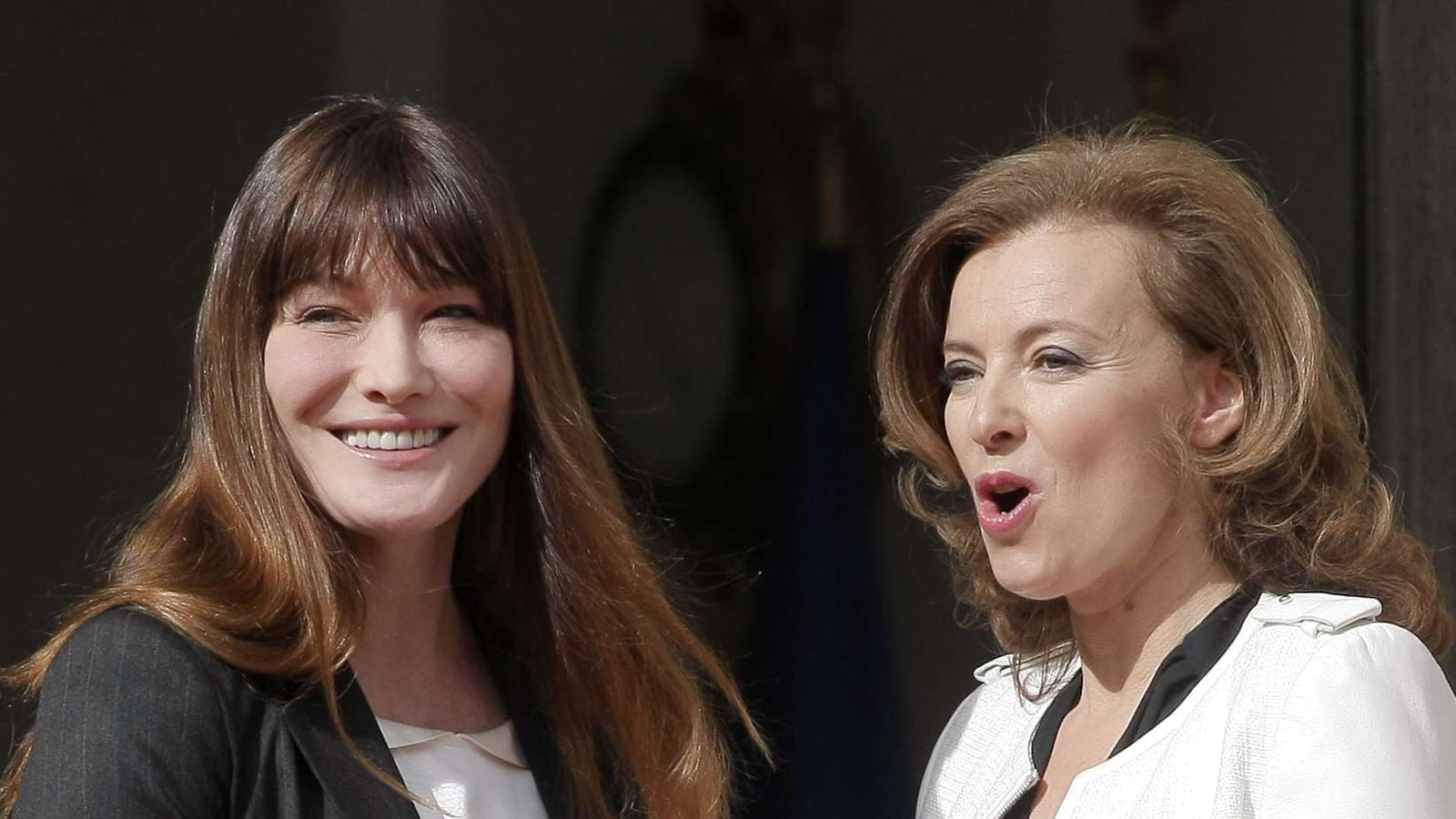Carla Bruni et Valérie Trierweiler
