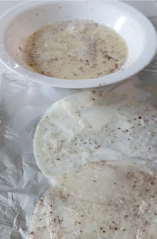 Galette des rois légère sans pâte sans gluten : Etape 2