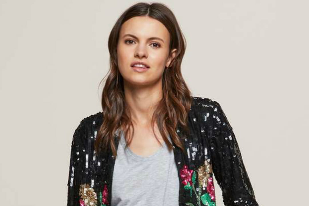 Robe Rose Clair à Paillettes Miss Selfridge - Taille 10 - Occasion En Très Bon état