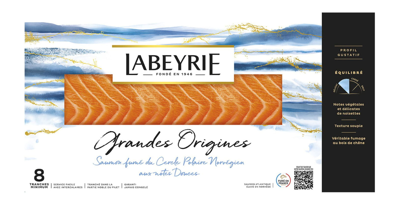 Le saumon fumé Grandes Origines de Labeyrie