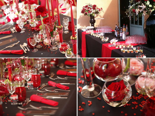 Un mariage en rouge et noir par Mission Mariage