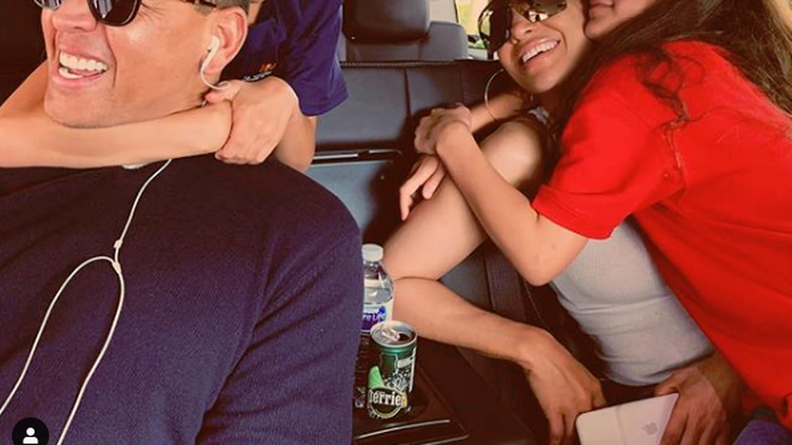 Jennifer Lopez, ses jumeaux Maximilian et Emme et son mari Alex Rodriguez