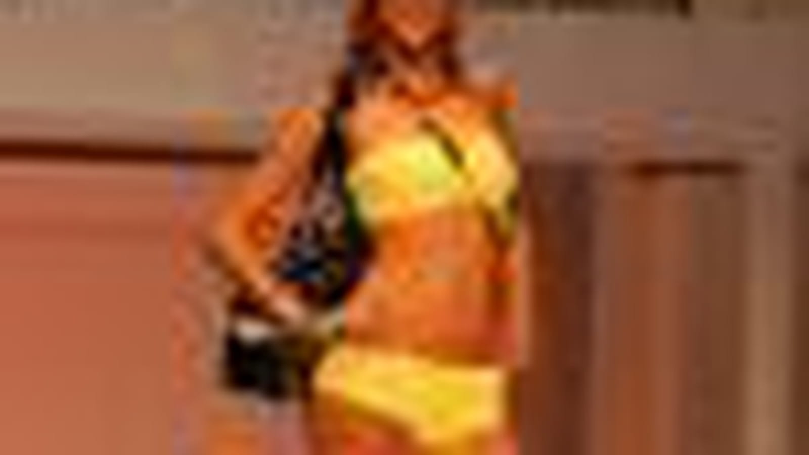 Bikini bustier jaune de Freya
