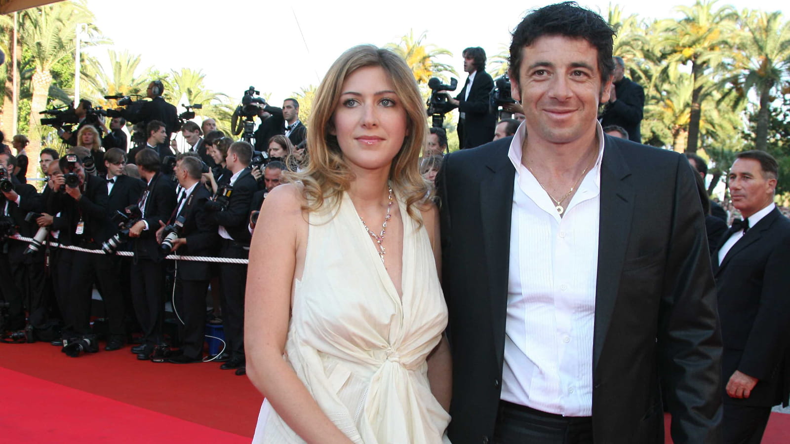 Amanda Sthers, Patrick Bruel à Cannes en 2007