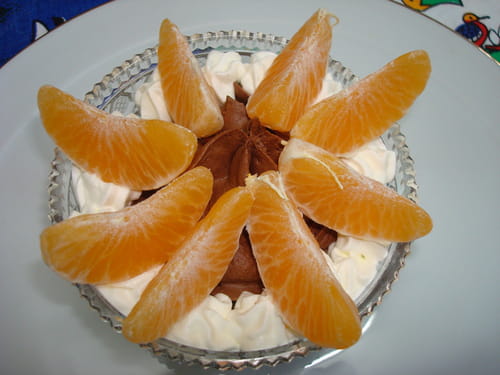 Mousse au chocolat clémentines