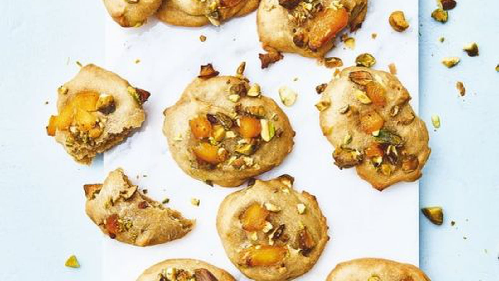 Cookies pistache et abricot