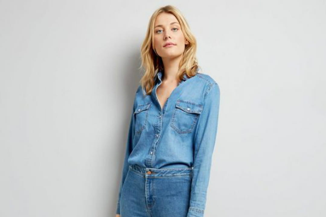 Jean Hallie New Look - Taille 6 Femme - Occasion Très Bon état - Bleu