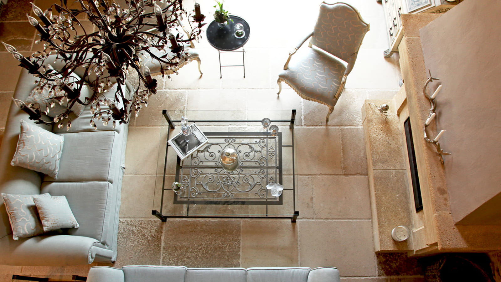 Salon cheminée