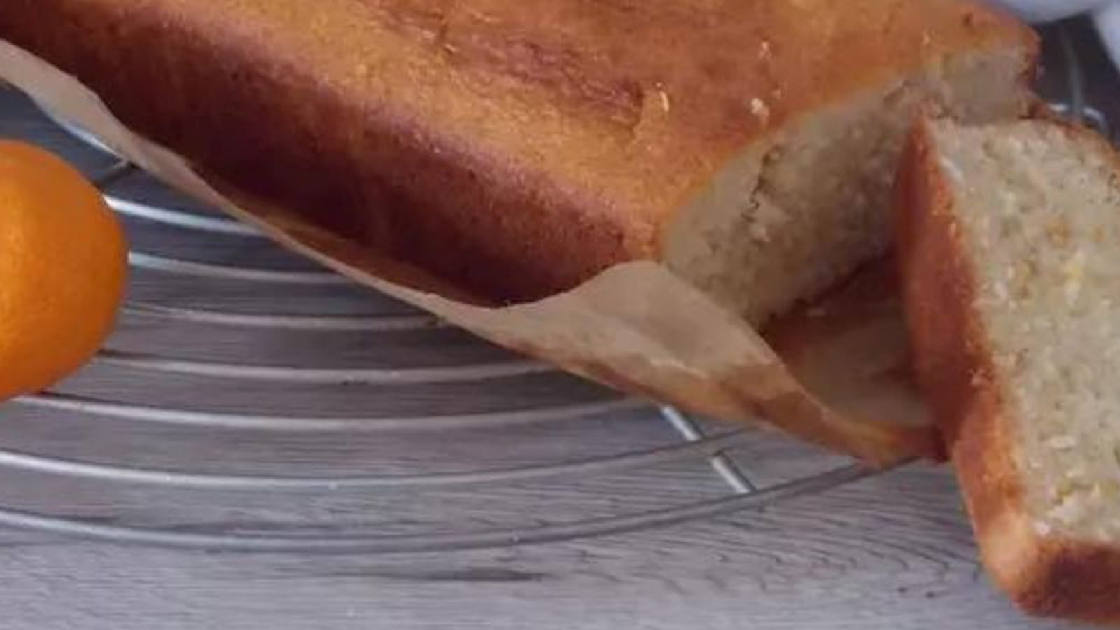 Cake à l'orange façon pound cake