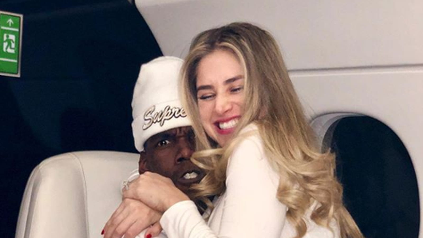 Paul Pogba et Maria Salaues