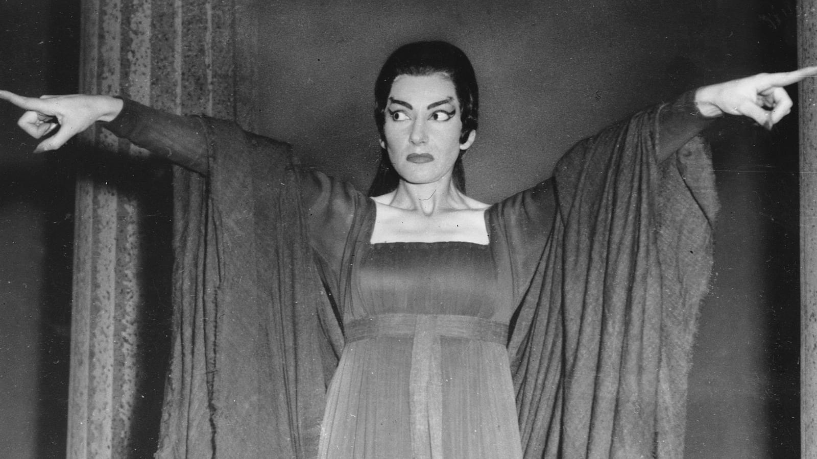 Pendant les répétitions de l'opéra "Medea"