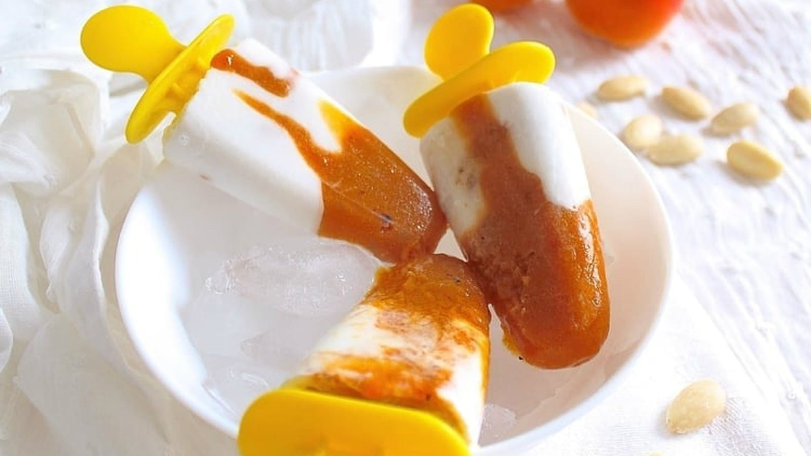 Esquimaux abricot et crème d'amandes 