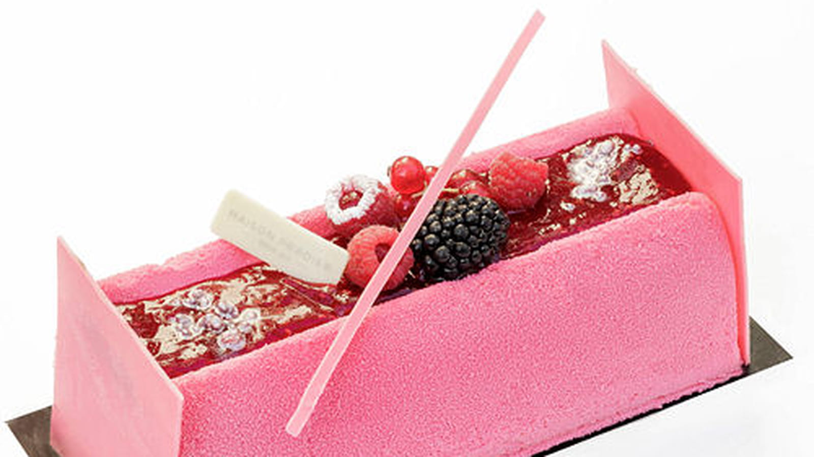 Bûche Flocon Framboisé Maison Pradier