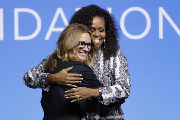 Julia Roberts et Michelle Obama&nbsp;: gros c&acirc;lin de star