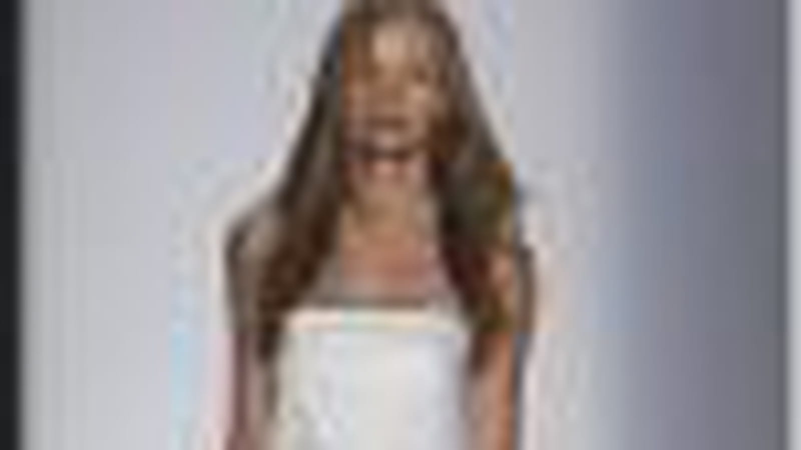 Robe bustier blanche de BCBG Max Azria