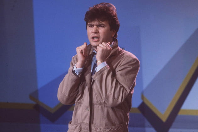 Sur le plateau de l'émission télé "Jour J"