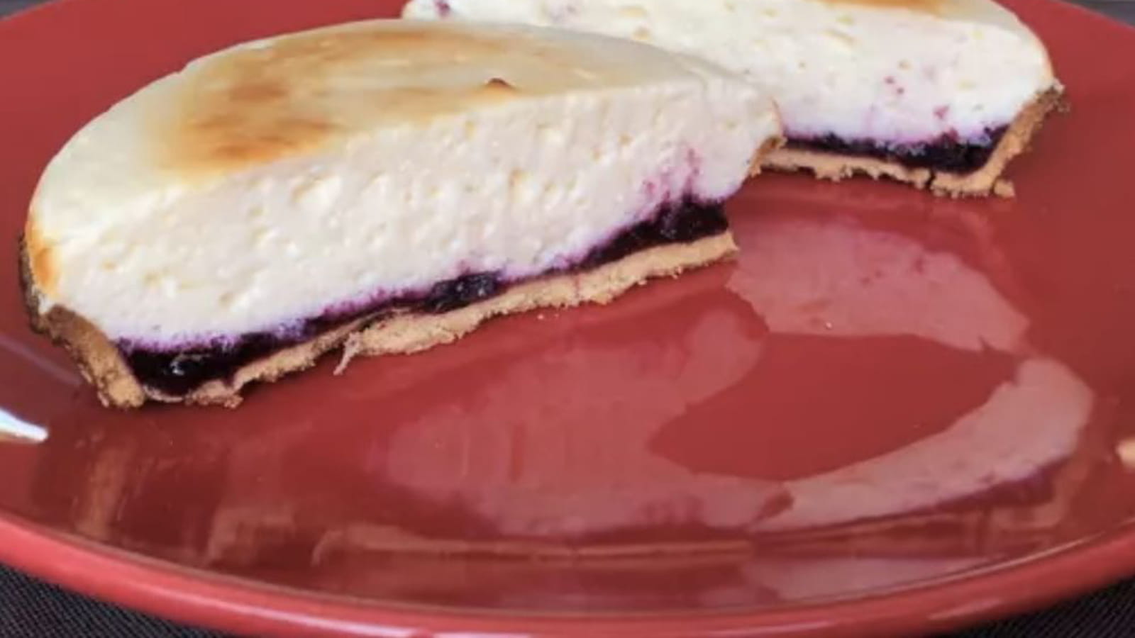 Tarte à la myrtille soufflé au fromage blanc de brebis