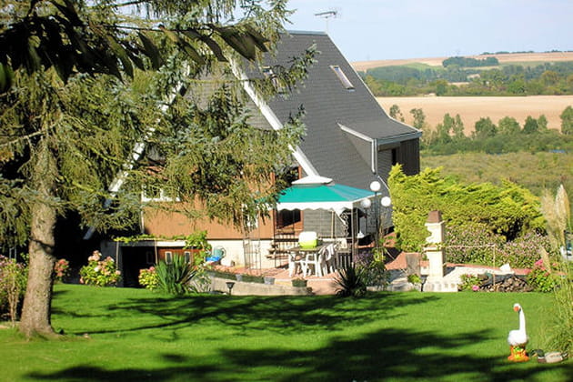Un jardin très verdoyant
