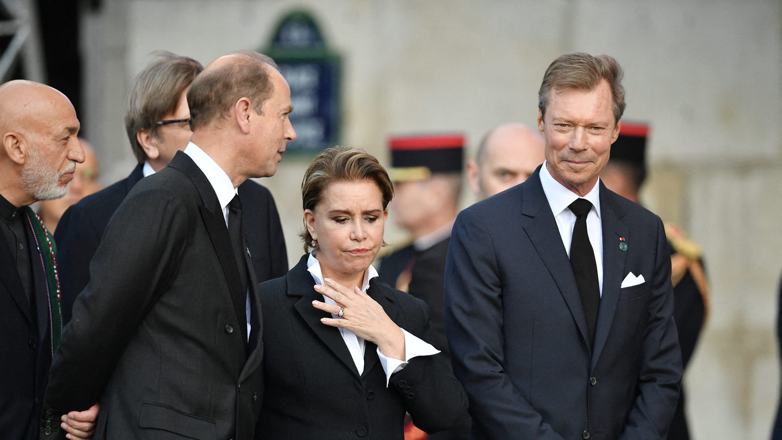 Hamid Karzai, Prince Edward de Wessex, Henri et Maria Teresa de Luxembourg