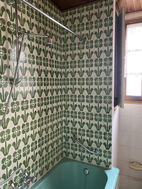 Avant&nbsp;: une petite salle de bains atypique