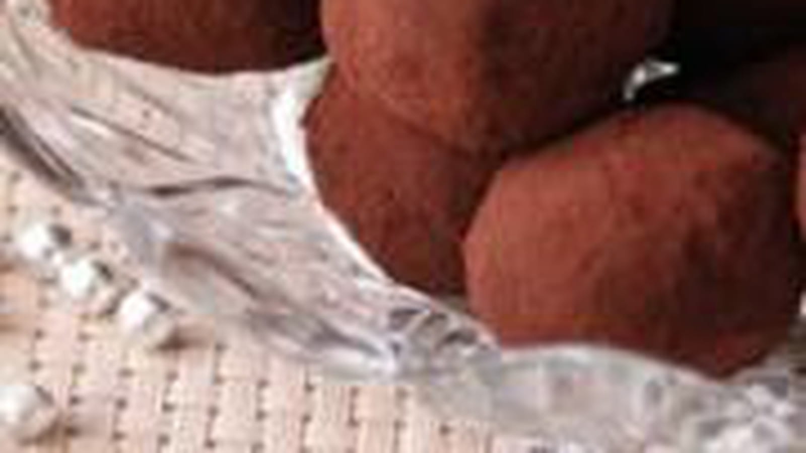 Truffes au chocolat noir