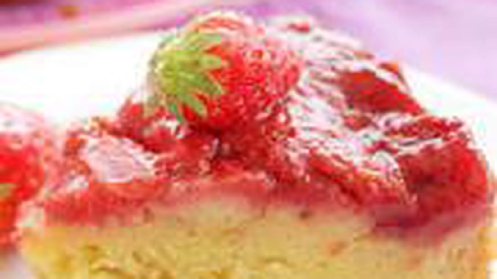 Fondant fraise amande