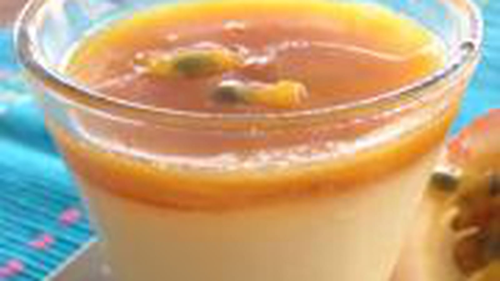 Panna cotta caramel passion coco