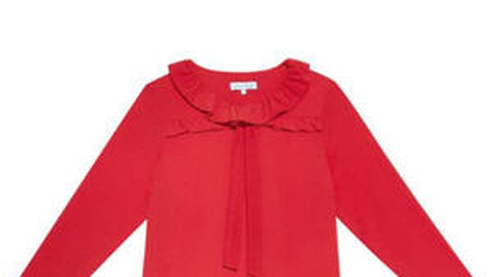La blouse rouge de Sandro