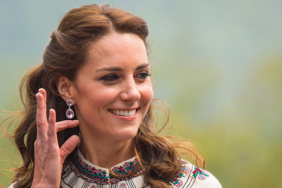 La coiffure boh&egrave;me chic de Kate Middleton
