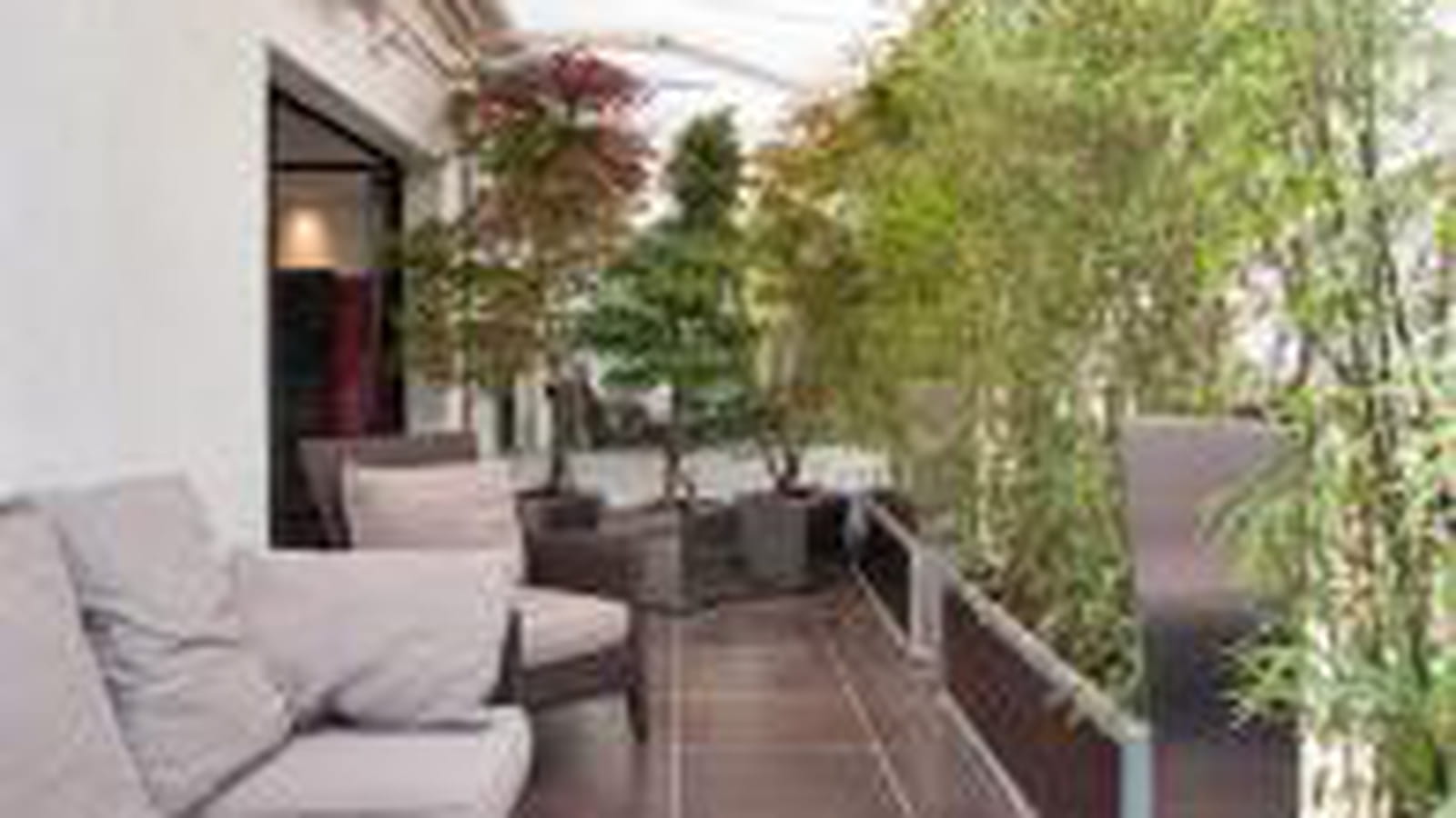 Terrasse côté ouest