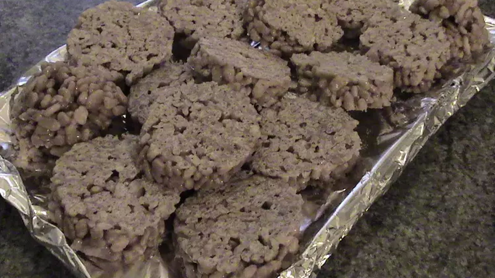 Roulés de riz souflé aux carambars et chamallows