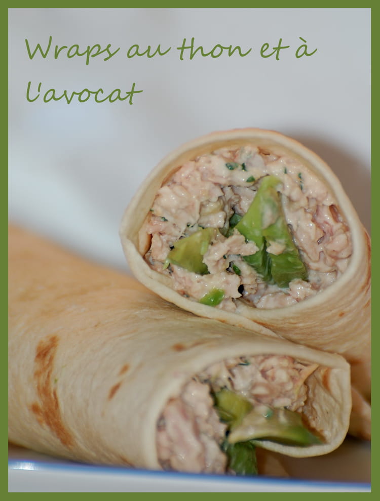 Wraps Au Thon Et L avocat Wraps Au Thon Et L avocat