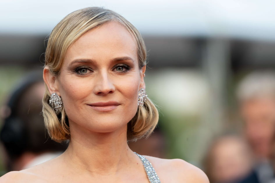 La coiffure r&eacute;tro de Diane Kruger
