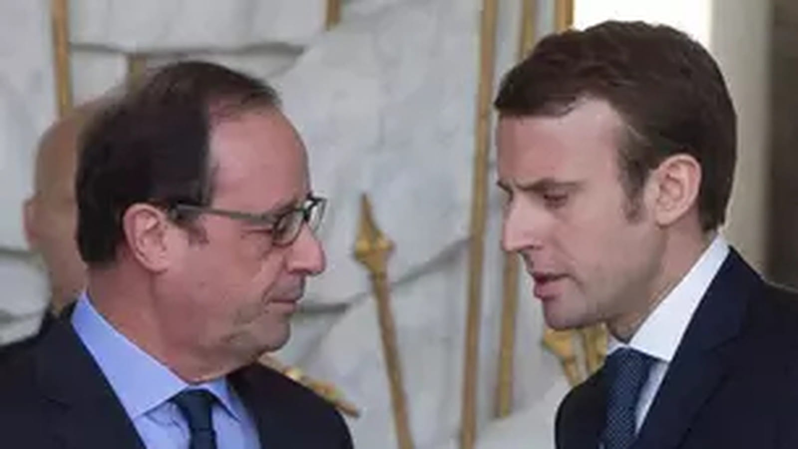 François Hollande et Emmanuel Macron