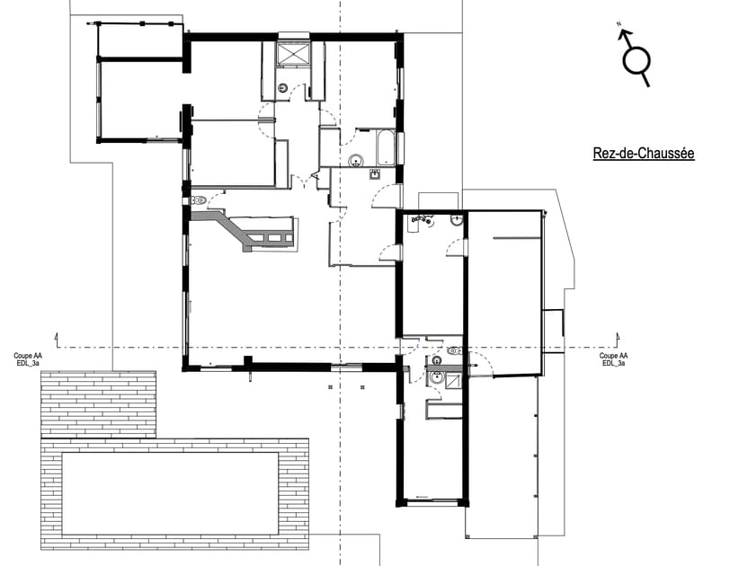 Le plan avant travaux