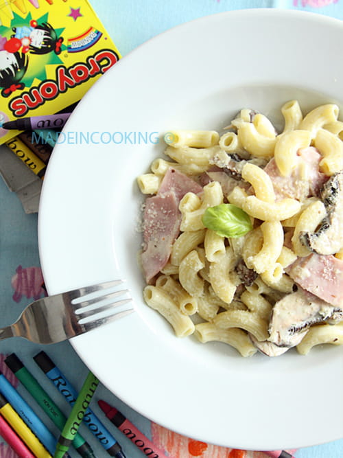 Risotto de coquillettes au jambon